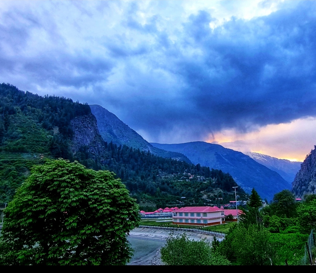 Twilight in the Sangla valley